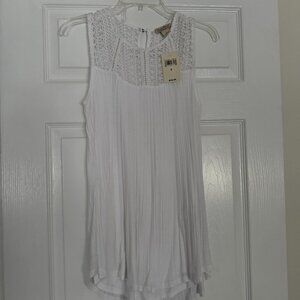 NWT Lucky Brand Top White Womens Small